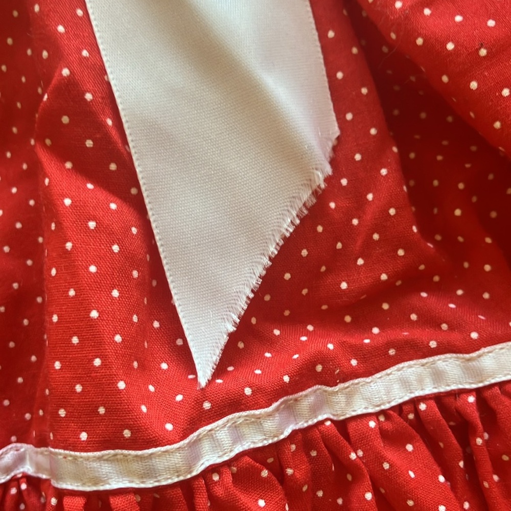 Vintage Handmade Red White Dress 18-24
Sailor prairie little house Valentine - Picture 5 of 6